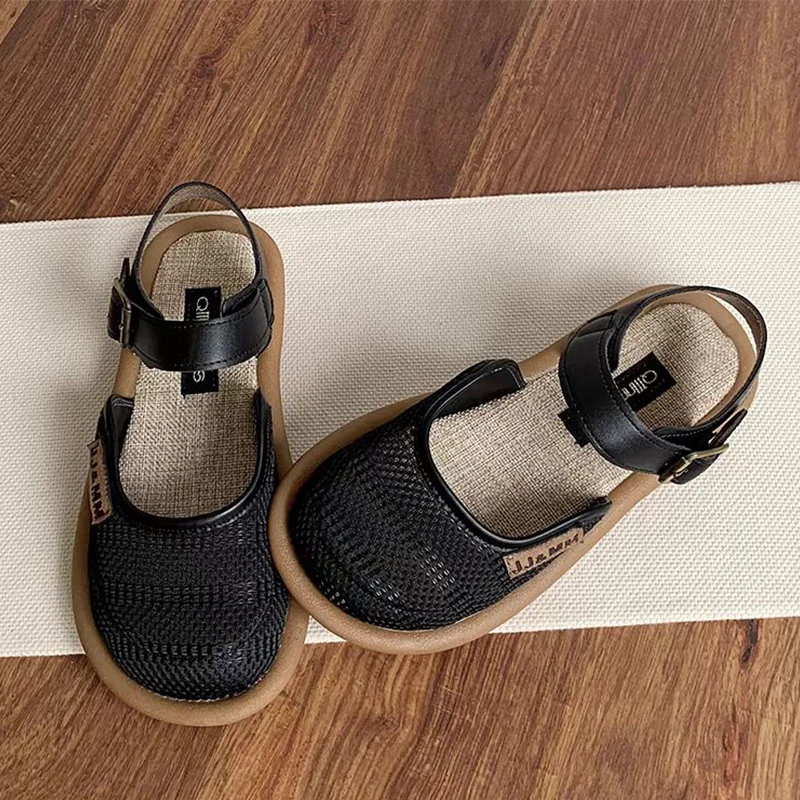 Damskie mieszkania pลytkie sandaลy Slingback Casual wygodne buty 2024 wiosenne chodzenie sportowe slajdy buty modna sukienka Chaussures Femme