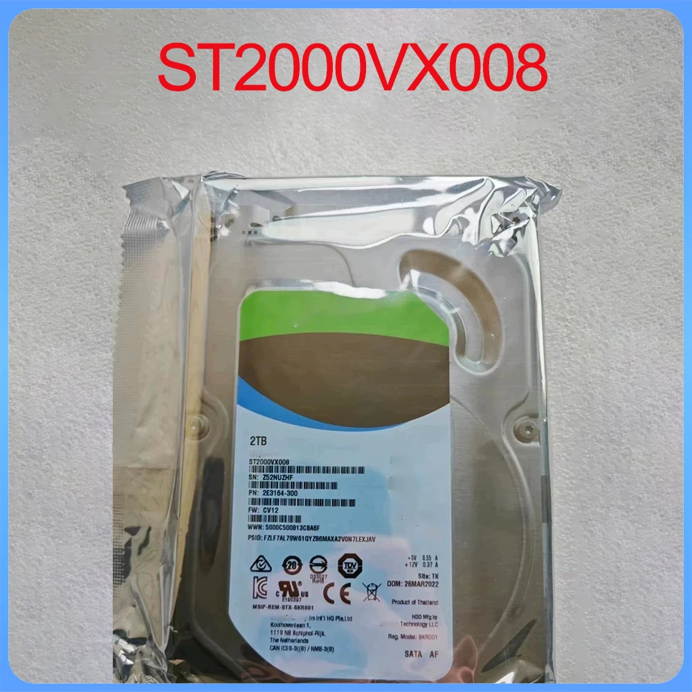 For Seagate ST2000VX008 surveillance video recorder 2T hard disk SATA3