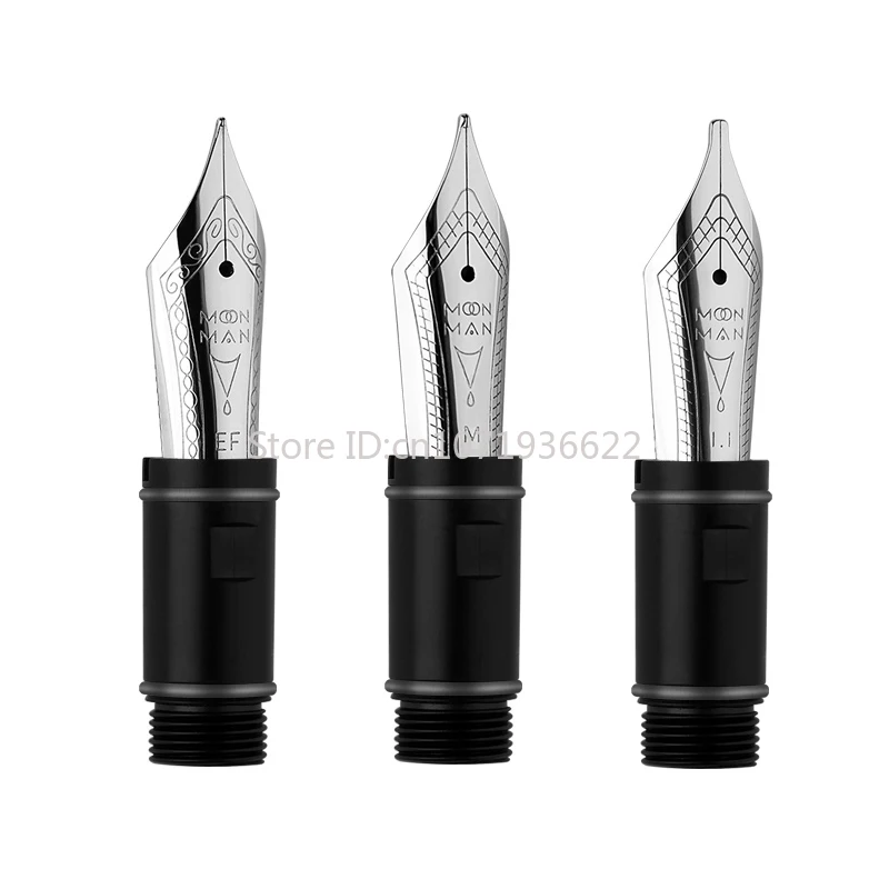 Original 2PCS/3PCS MAJOHN NO.6 Fountain Pen Nib EF/F/M/Stub Size Spare Nib Set for Majohn P136/P138/P139/V60 Writing Accessories