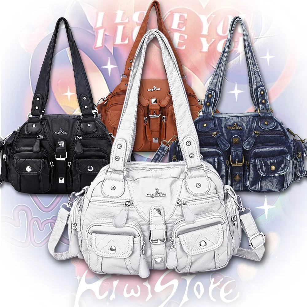 Tote Bag Femme Y2k Punk Style Messenger Bag Vintage Flavor Niche Retro Women's Bags Vintage Subculture Crossbody Bags