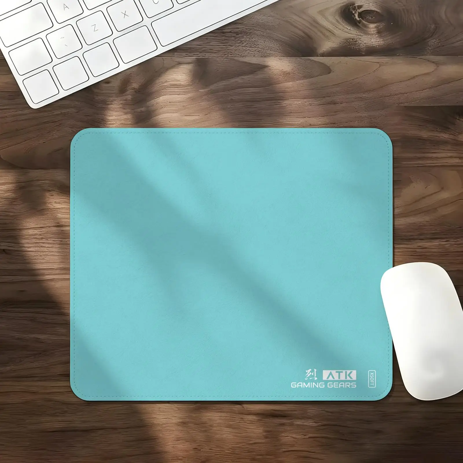 Podkładka pod mysz ATK XSOFT Blaze Series Regularna podkładka gamingowa, podkładka biurowa, mata na biurko pod laptopa, obszyte krawędzie, rozmiar S/M/L. — zdjęcie produktu 3
