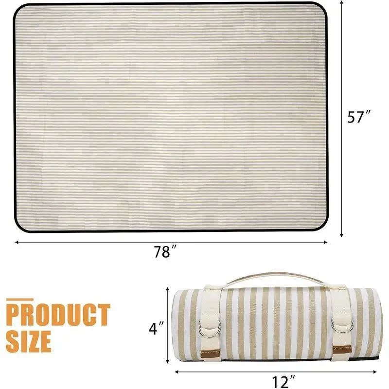 Portable Foldable Waterproof Mat for Outdoor Use Camping BBQ Moisture Proof Picnic Mat