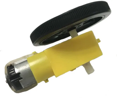 20PCS DC Motor Gear Box With Motor Wire And Plastic Tire Wheel For DIY