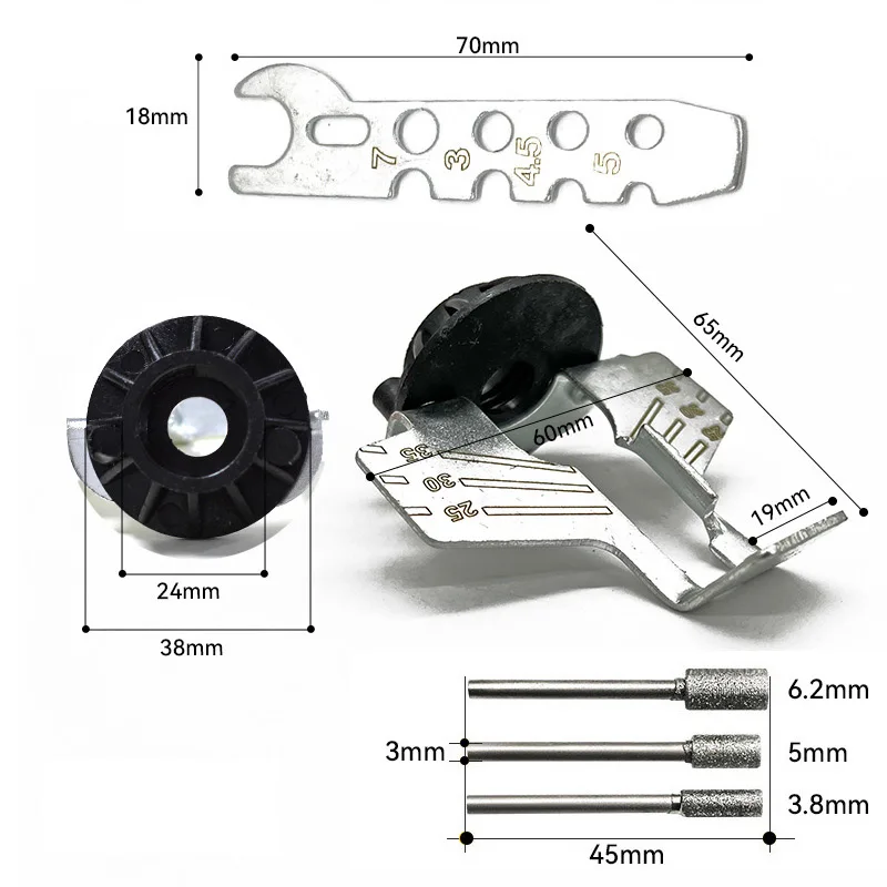 Chainsaw Sharpening Drill Sharpener Grinding Machine Electric Grinder Polishes Saw Chains Tool Kit Drill Rotary Accessories Set