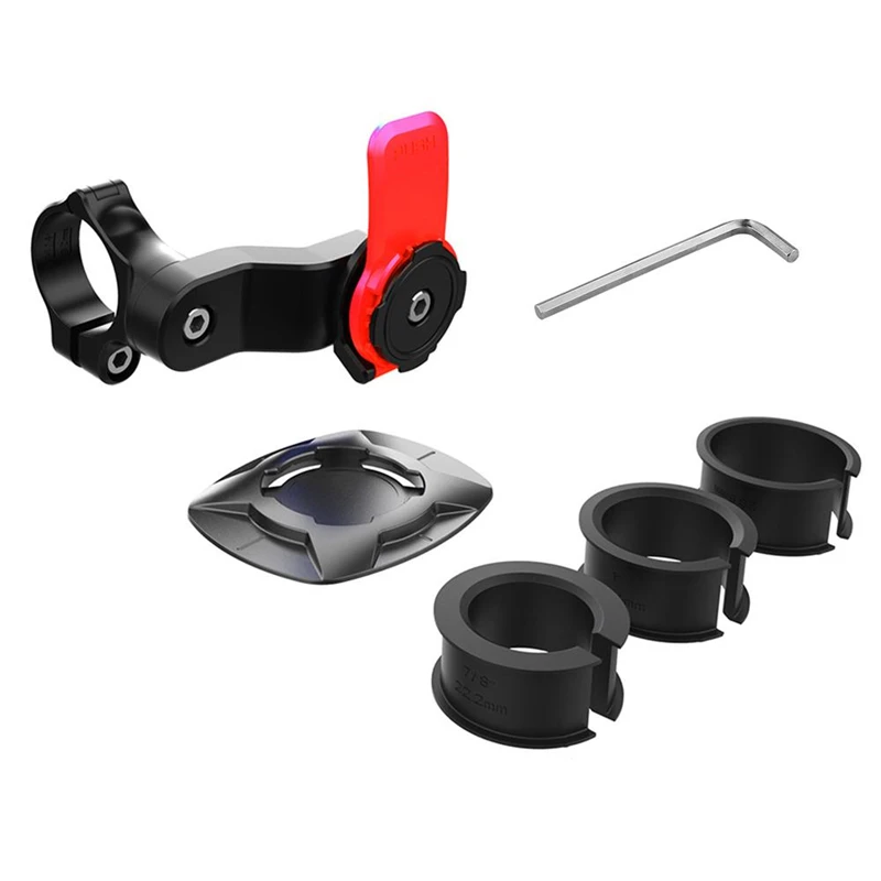 Motorfiets Bikequick release Telefoonhouder Telefoonbeugel Trillingsdemper Fietsstuur Navigatie Ondersteuning voor 4.7-7.2'' Telefoon - afbeelding 1