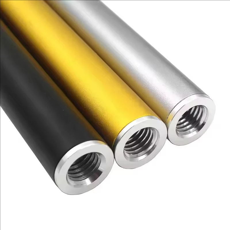Dia 25mm Level Parts Support Pole GPS Connection Rod RTK Base Extension Pole Post Aluminum Alloy Colorful Sandblasting Oxidation