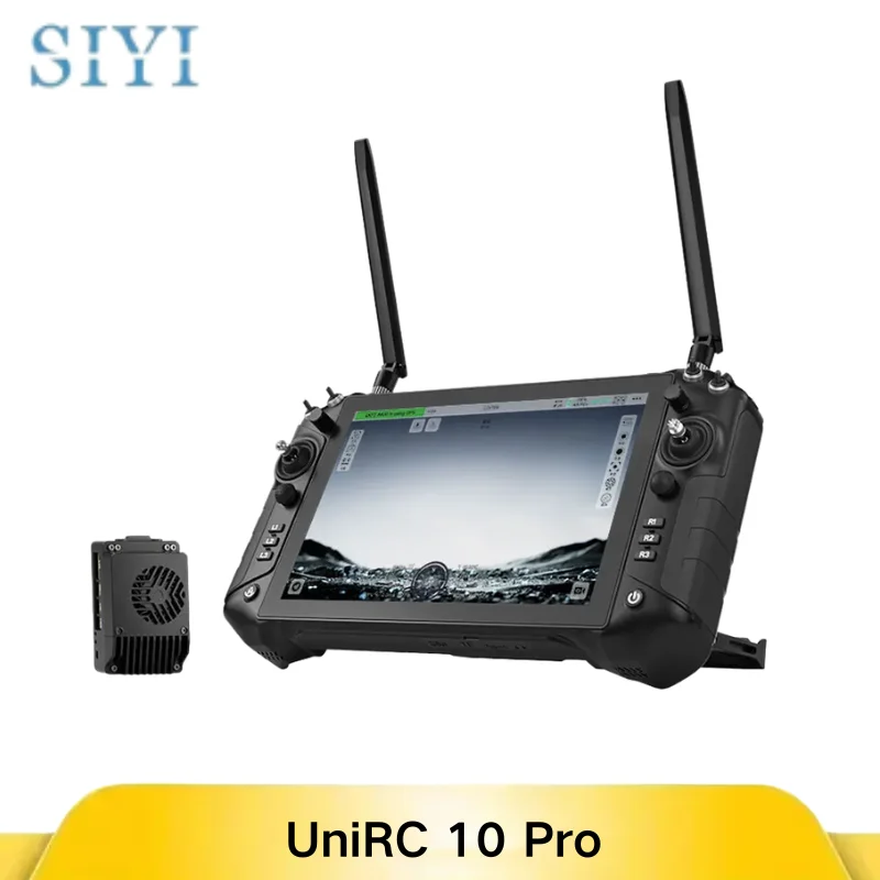 

SIYI UniRC 10 Pro Triple Frequency 2.4/5/X GHz Handheld Ground Station, 45KM Smart Controller with 10inch 4K Transmission