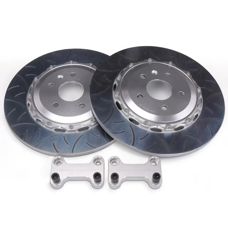 Custom Drilled Slotted Rotor Upgrade Racing Brake Disc 18 Inch 355*22  325 Mm Disc for Audi B9 Honda  Civic Range Rover