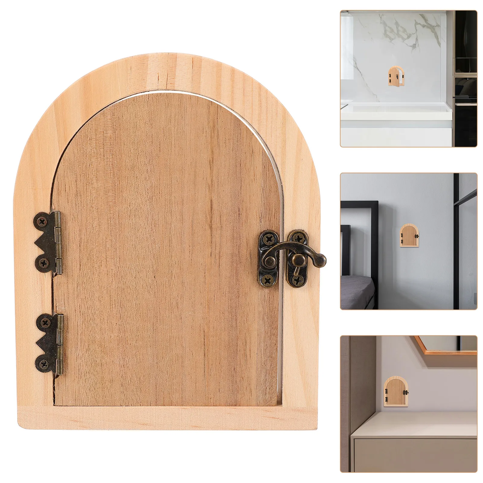 

Декоративная деревянная накладка на розетку «Волшебная дверца» для детской комнаты, защита от детей, безопасная заглушка для электрических розеток