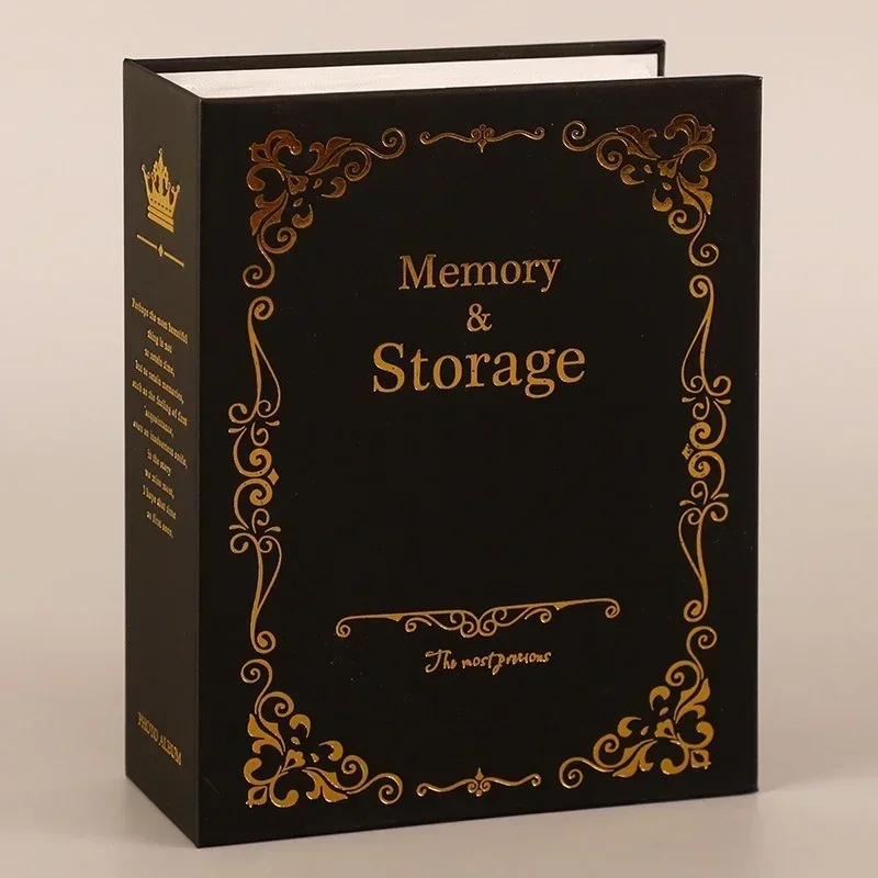 

Photo Album Insert Type 4D Large 6 Inch 100 Plastic Children's Photo Hot Stamping Picture Album Accessories Autograph Book