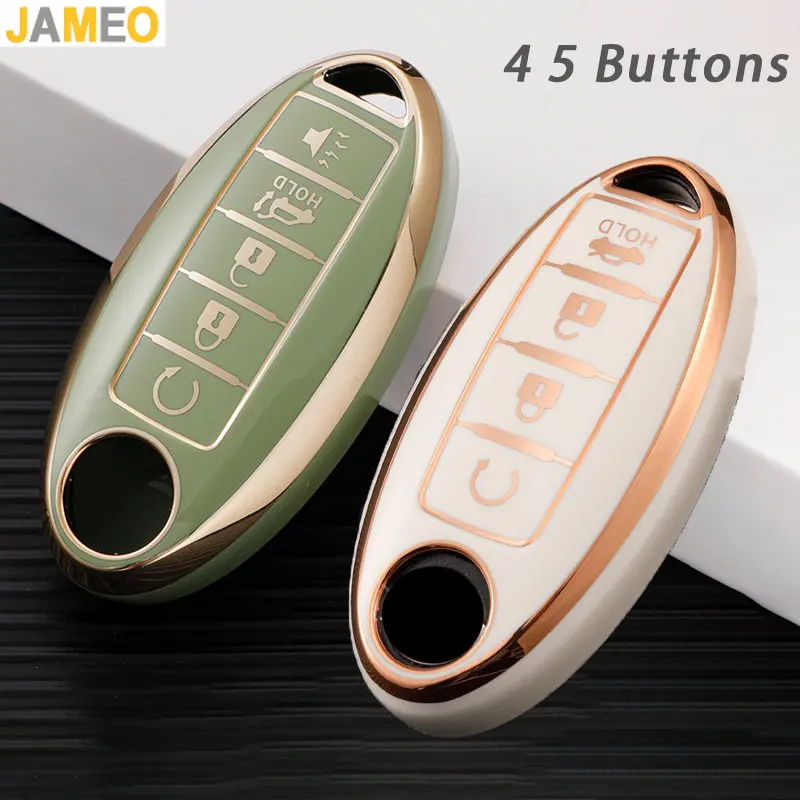 For Nissan Qashqai J10 J11 Kicks Tiida X-Trail T31 T32 Pathfinder Murano Note Juke Infiniti Soft TPU Car Remote Key Case Cover
