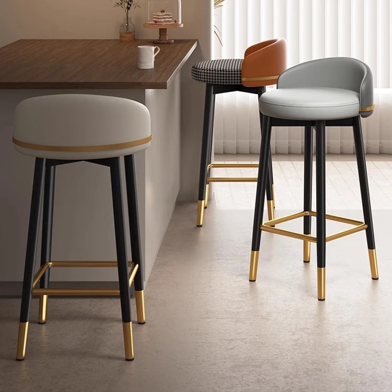 

Nordic Highchairs Bar Stools Reception Luxury Make Up Counter High Bar Stools Gold Living Room Taburetes Altos Cocina Furniture