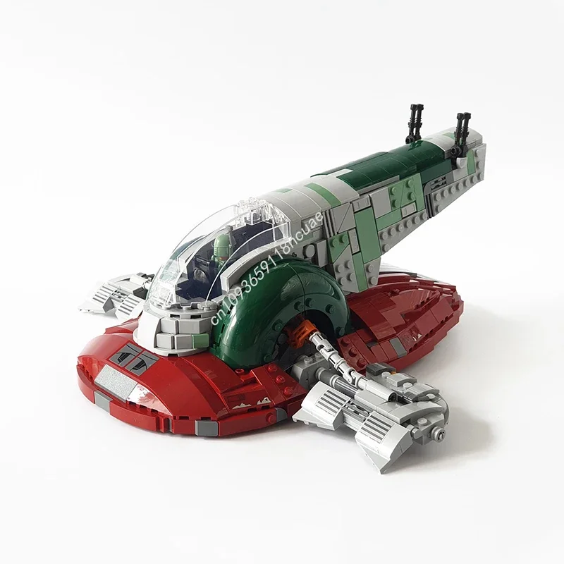 1467pcs MOC Slave I Star Battle Building Blocks Festival Gift Plastic Color Recognition Enlightenment Toys STEM Educationa - view 3