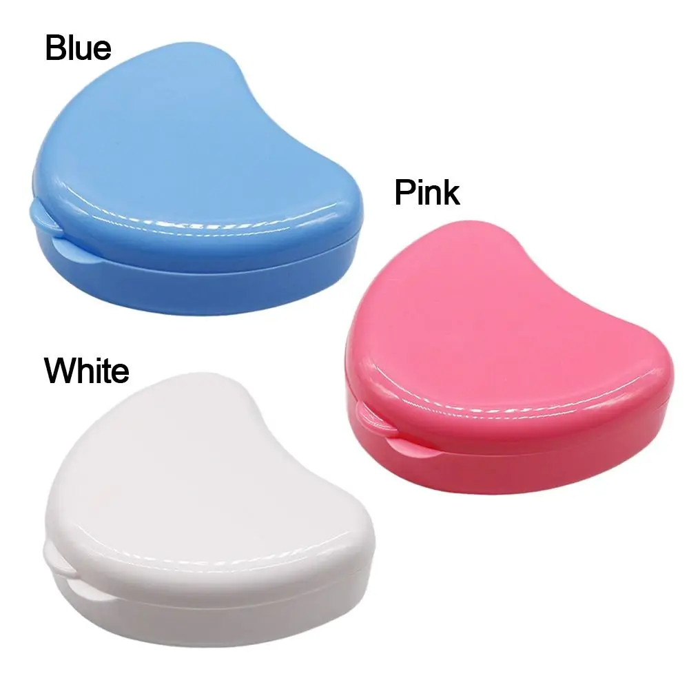 Dental Denture Box ​ Plastic Retainer Case Portable Multiple Colors Denture Tray Box Braces Orthodontic Case Women Men