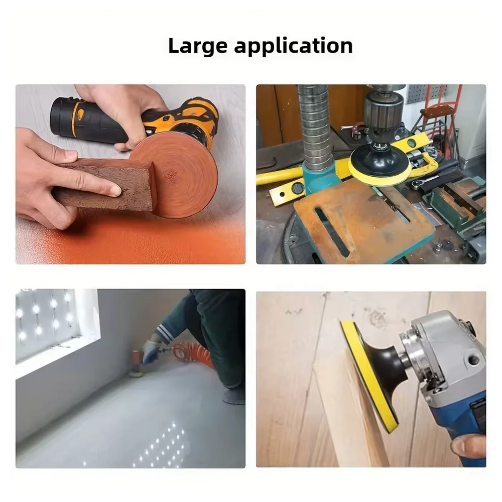 هوك وحلقة دعم الوسادة 3/4/5/6/7 بوصة 1 قطعة مع قضيب الحفر M10 M14 ل حامل الصنفرة تلميع القرص وتشطيب المعادن #3