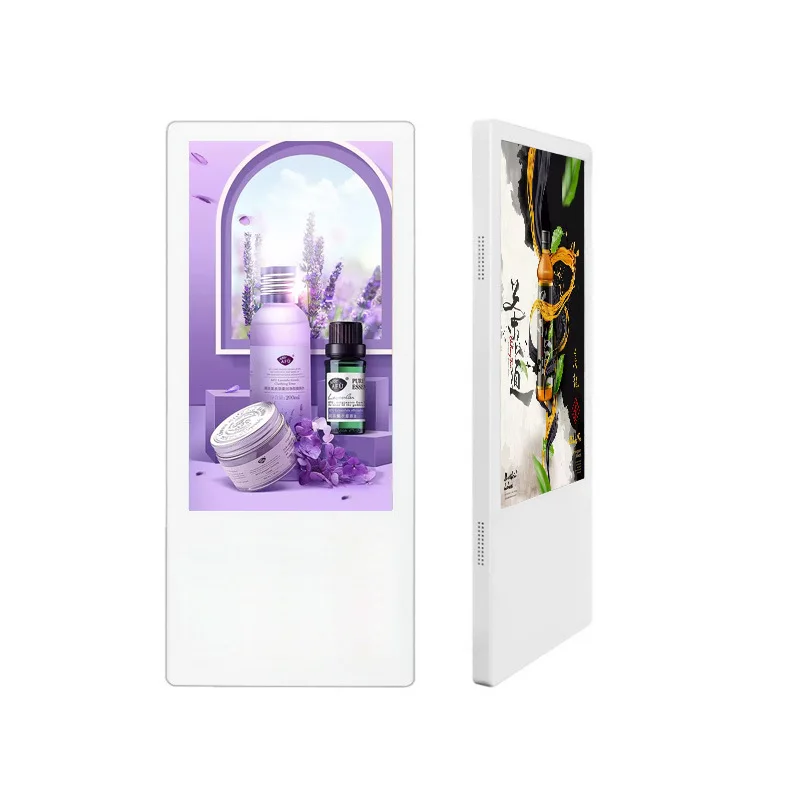 18.5/21/25 inch double screen elevator car advertising machine high definition full screen building display