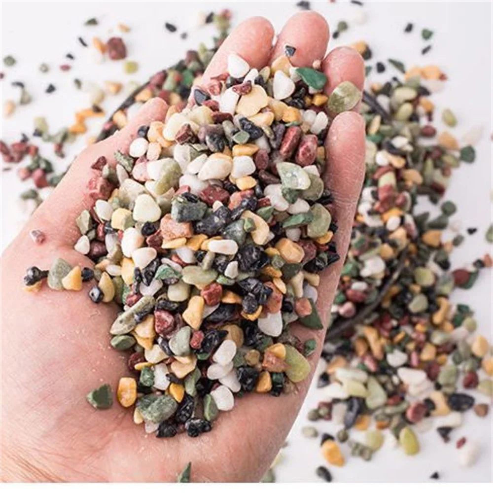 

50/100g Natural Crystals Gravel Stone Micro Landscape Garden Aquarium Decor Fish Tank Bottom Sand Potted Plants DIY Accessories