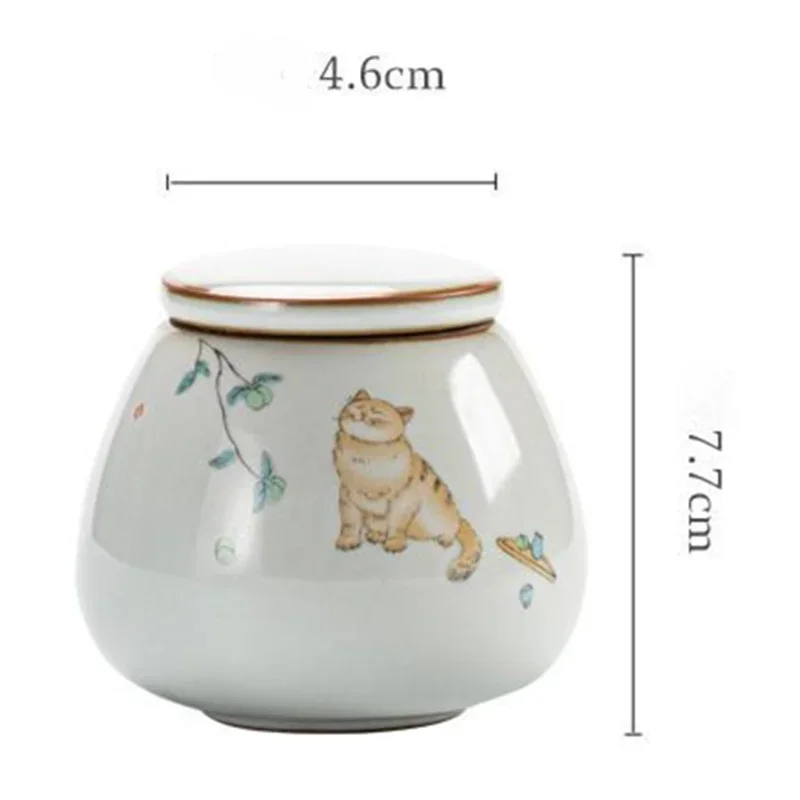 Ceramics Ash Urn Sealed Cremation Funeral Ashes Keepsake Small Animals Pet Dog Cat Memorial Suitable Home Fireplaces Burial