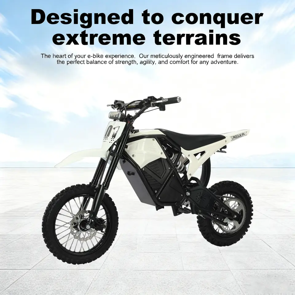 electric bicycle 3000W motor 48V 23AH battery 60km/h e bike shock absorber hydraulic brake mountain off-road electric motorcycle image 5