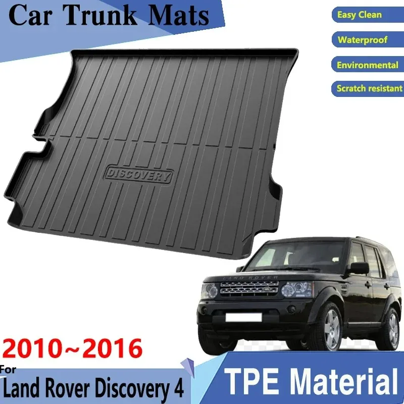 

Car Trunk Mat for Land Rover Discovery 4 L319 Land Rover LR4 2010~2016 Car Rear Cargo Tray Trunk Rear Anti-dirty Pad Accessories