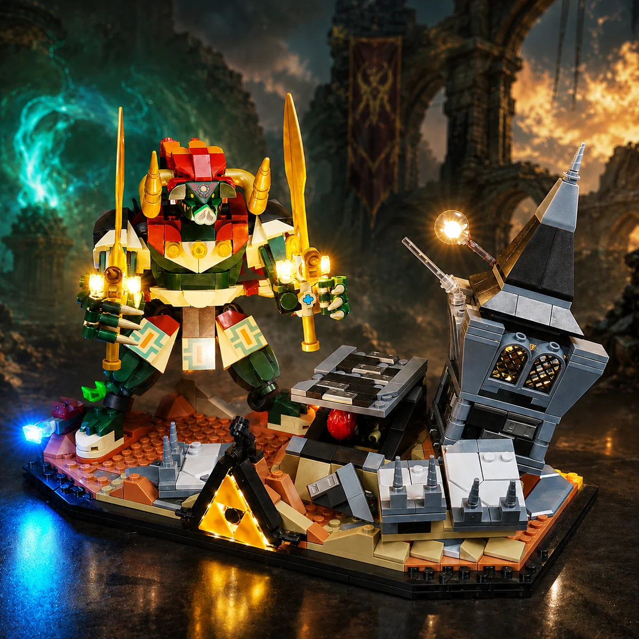 HPROSPER LED Accessory Light (No Model) For LEGO 77093 The Legend of Zelda Ocarina of Time Easy Install Hidden Wiring