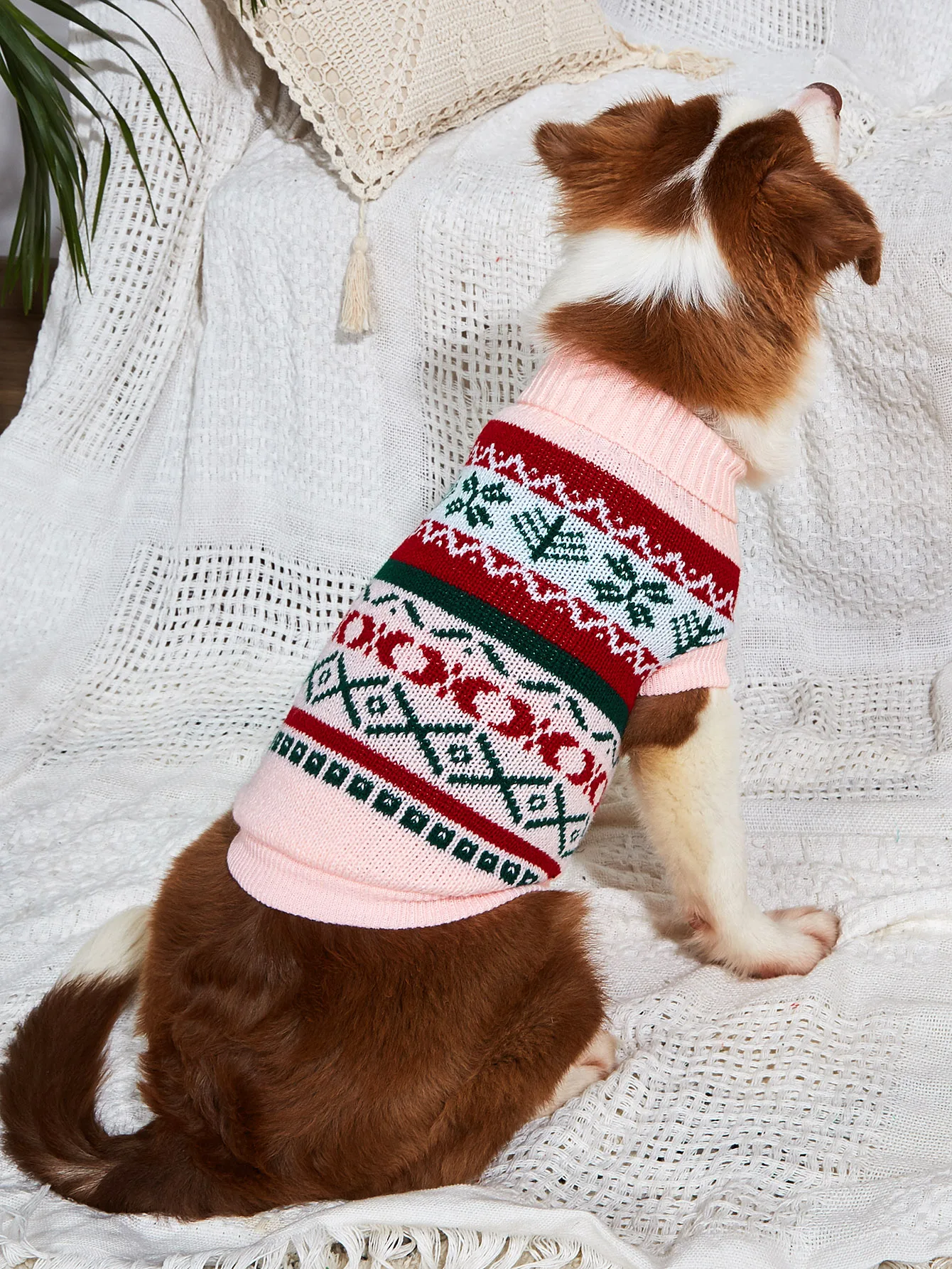 Dog Sweater, Warm Pet Sweater, Dog Sweaters for Small Dogs Medium Dogs, Cute Knitted Classic Cat Sweater Dog Clothes Coat for Gi