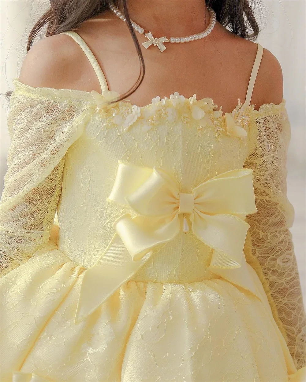 Custom girls luxury dress female wedding guest dress girls wedding dress luxury birthday party dress beauty pageant runway show