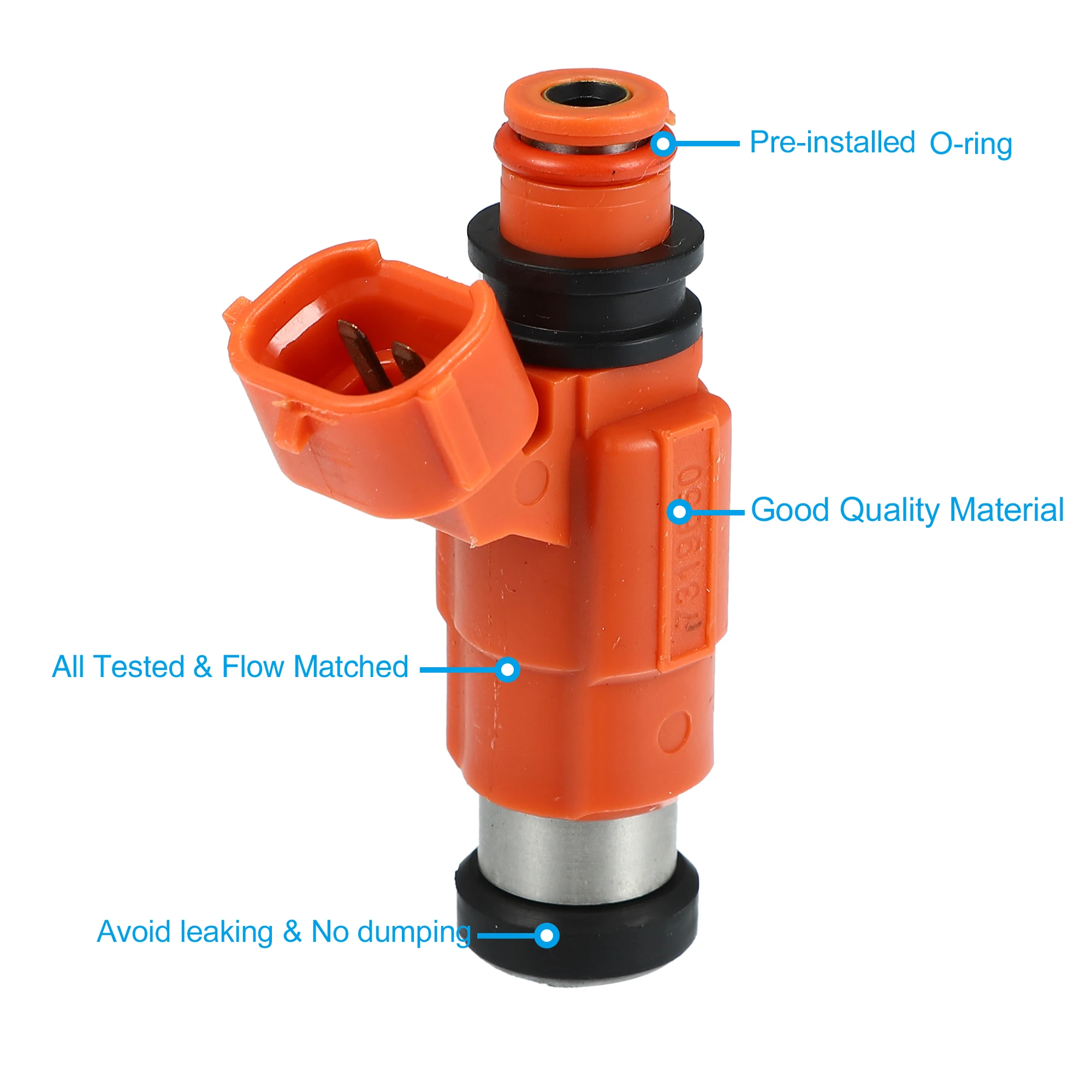 UXCELL 4pcs CDH210 Auto Fuel Injector Replacement for Yamaha Outboard 115 HP Marine