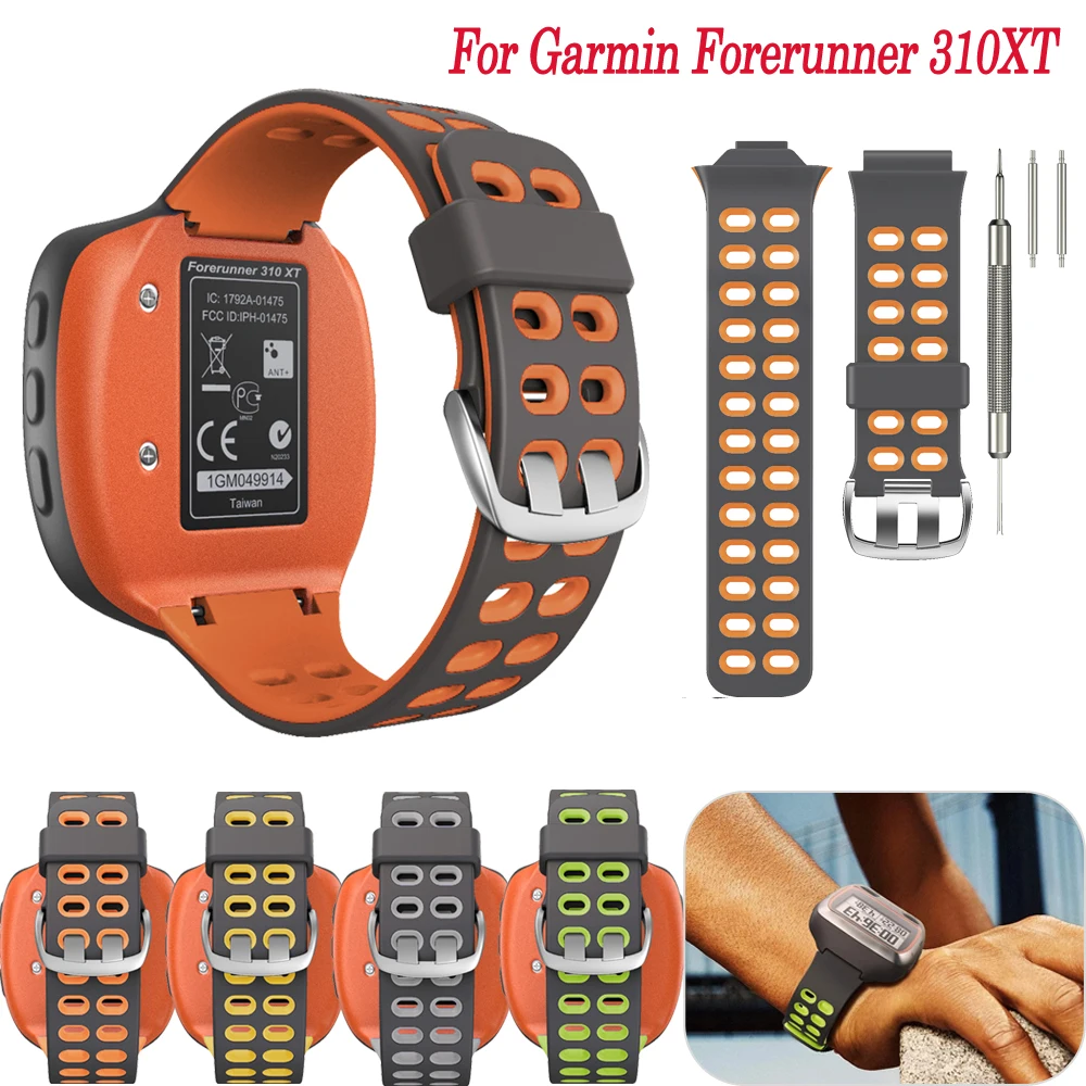 For Garmin Forerunner 310XT Silicone Wristbands Strap Watchband Forerunner 310 XT Accessories Sport Smart Watch Correa Bracelets