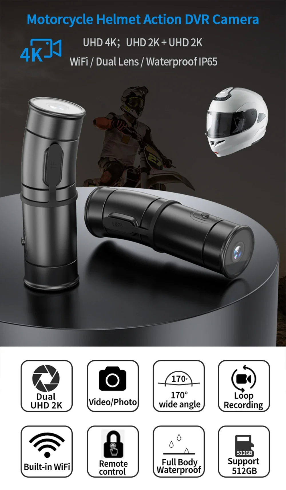 bike helmet dash cam myGEKOgear by Adesso Moto Snap 1080p Motorcycle Camera with APP for Instant this rugged sports camera is the ultimate companion for biking The 8 Best Helmet Cameras