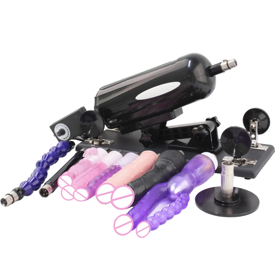 Automatic Telescopic Sex Machine with Kinds of Dildos for Men and Women Masturbation Sex Furniture 18+ Adult Sex toys