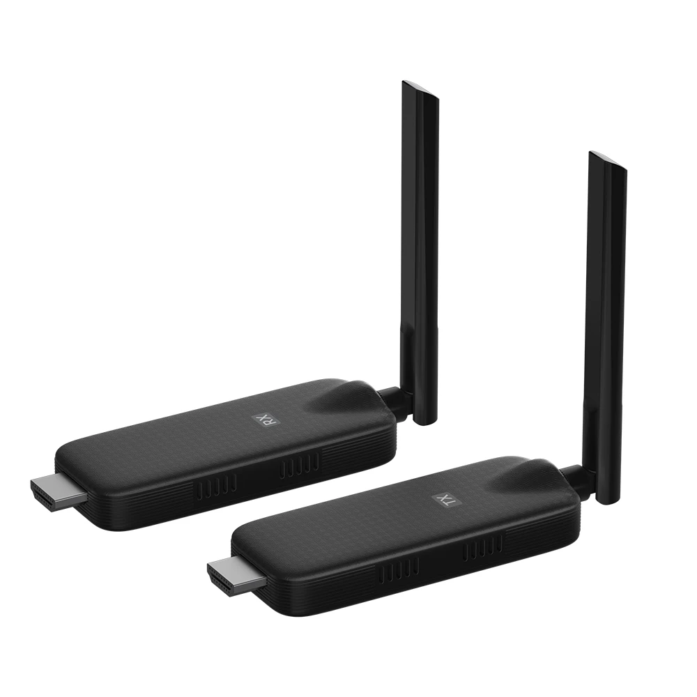 Aotong G123  Wireless 50m 4k Transmitter Laptop Projector TV Mobile Phone Screen Sharing Black Connector Durable Plastic