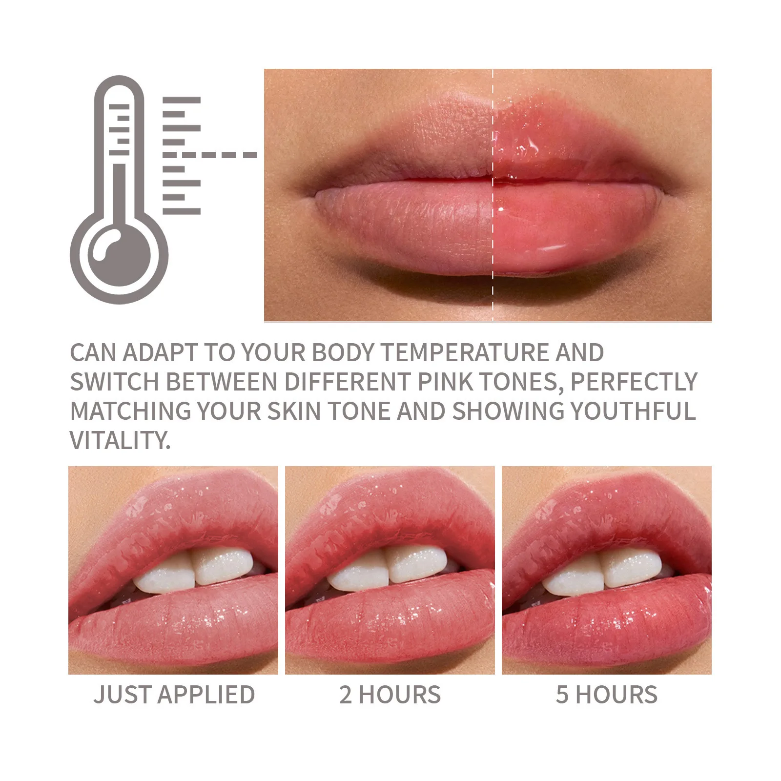 Farbwechsel Rouge Stick Creme Temperatur änderung Puder Gesicht Kontur Schatten Rouge für Lippen Wange Augen Make-up Kosmetik