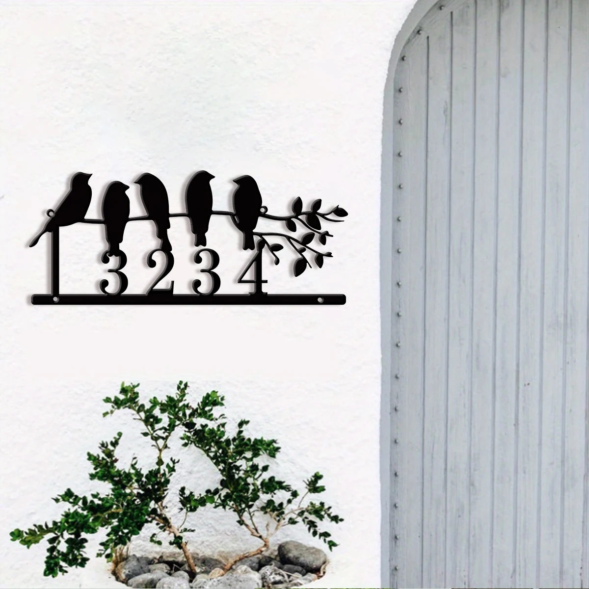 1pc Custom bird Metal House Number Sign, Outdoor Decor, Graduation Gift, The Best Gift for Family, Friends , Lovers - view 3