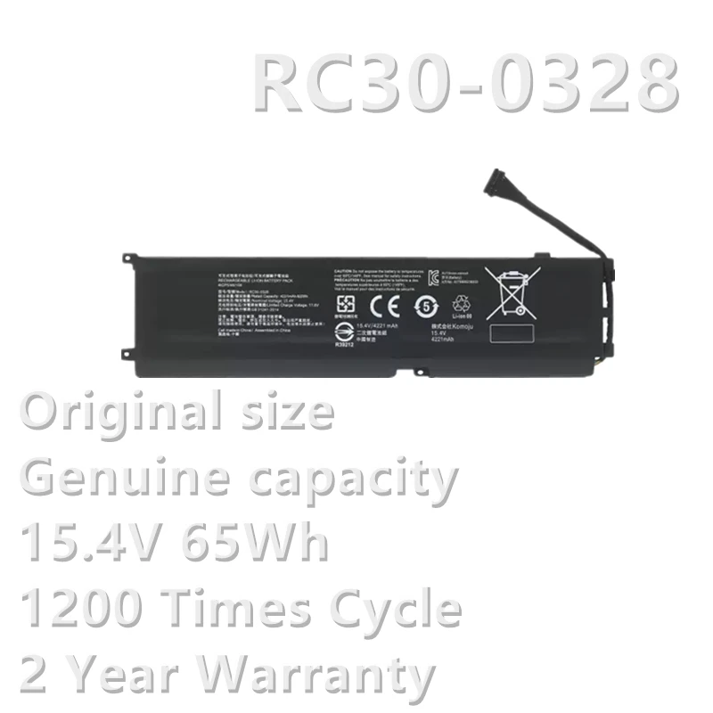 CSBD RC30-0328 Laptop Battery for Razer Blade 15 2020 RZ09-0328 RZ09-03304x RZ09-03305x RZ09-0330x