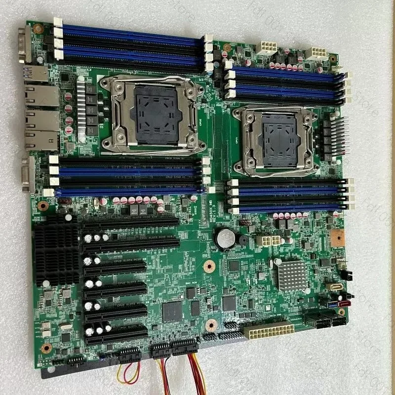 Dual Socket LGA2011 Server Motherboard X99 NVME 10GbE 32 Core M.2 for Multiple GPU
