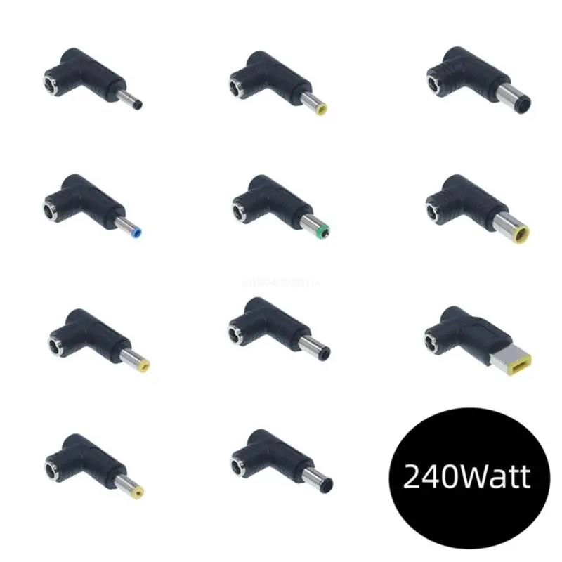 

1PC 90 Degree 5.5x2.5mm Female to Male Plug Power Connector Dropship