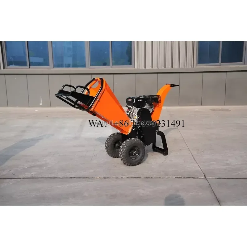 Wmwmnu for 7HP Ducar Engine Mini Portable Wood Chipper Shredder Garden Branch Crusher Tree Chipper Shredder - view 5