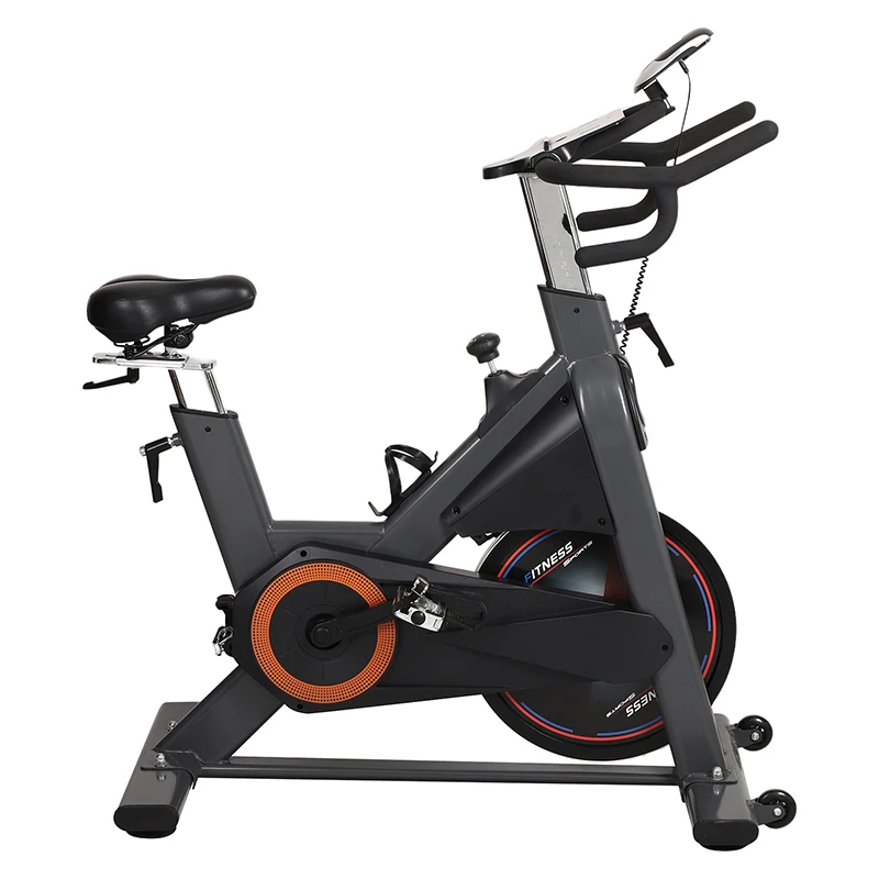 15 KGS Spin Trainer Gym Flywheel Adjustable Commercial Use Bicycle Cycling Spinning Magnetic Sport Exercise Bike