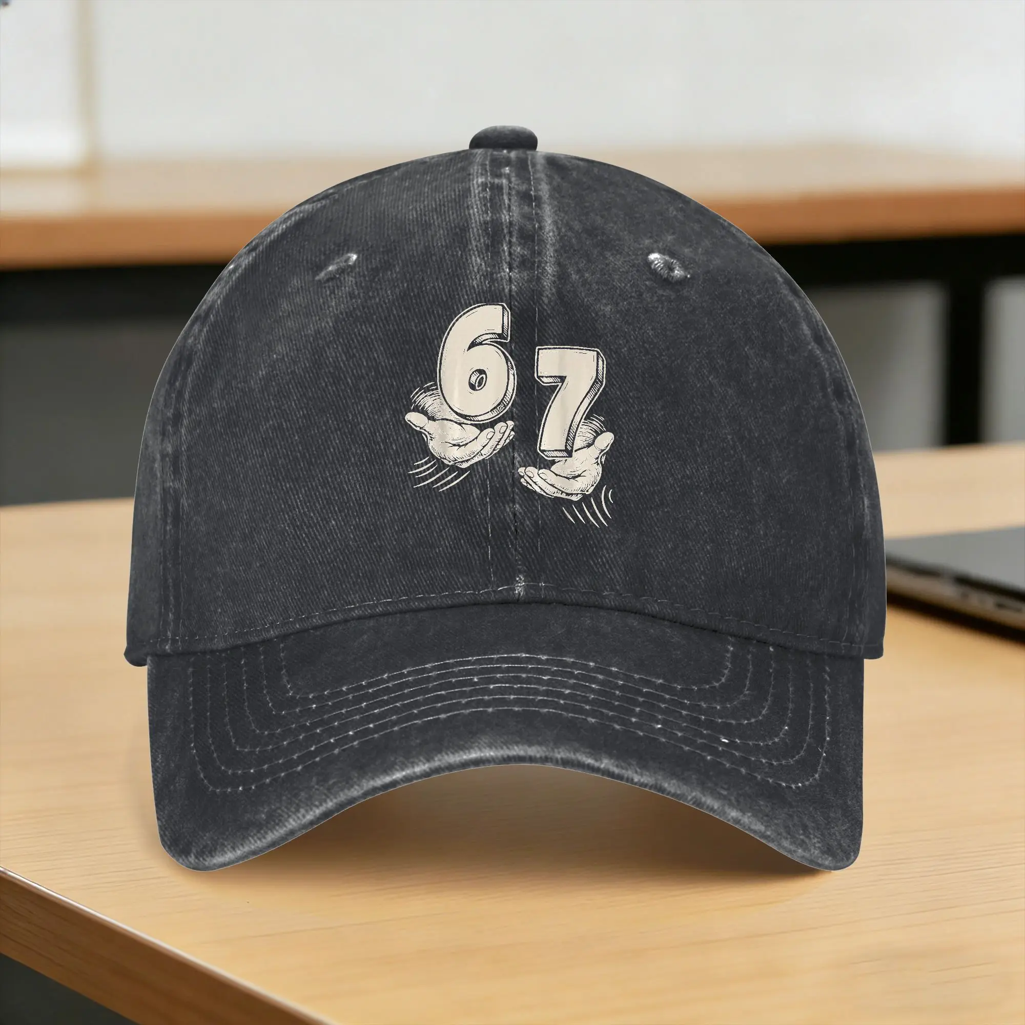 

67 Meme Hands Six Seven 6 7 Casual Baseball Cap Outdoor Sport Trucker Hat Summer Sun-Proof Unisex Men Fashion Baseball Caps