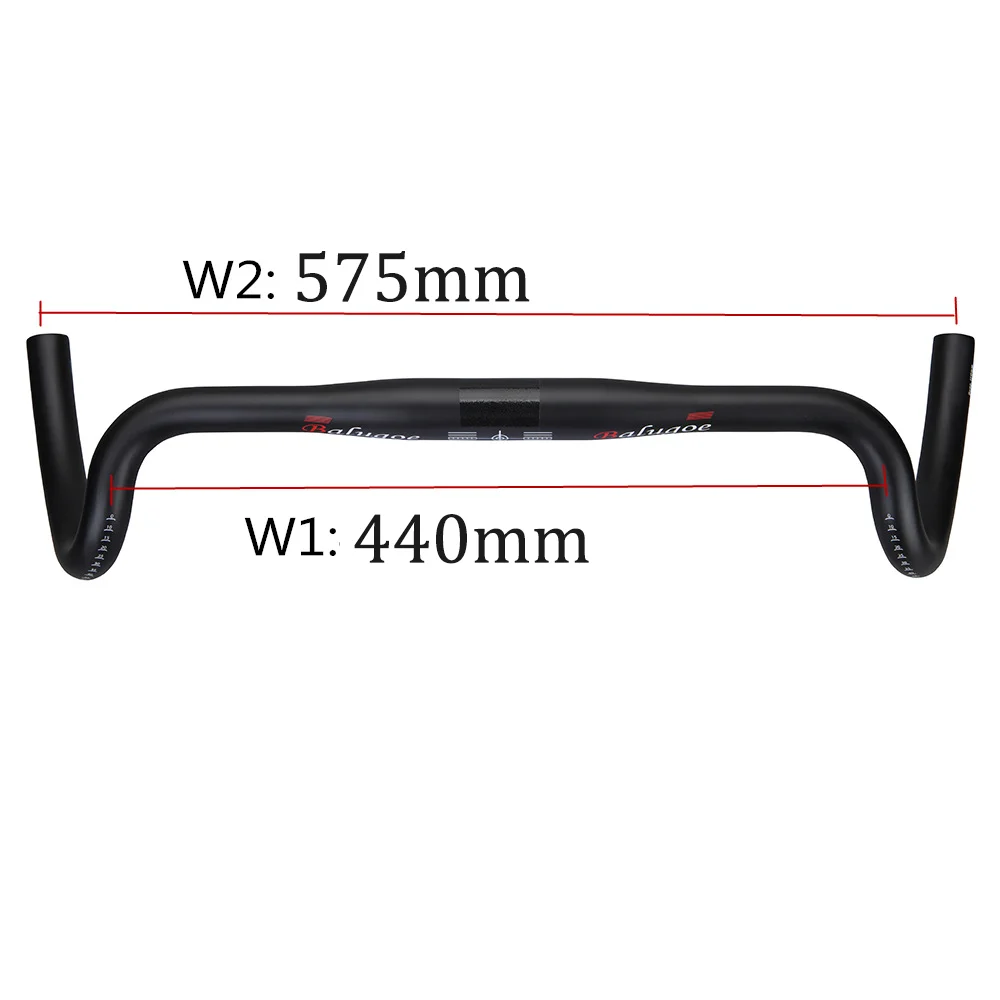 BUCKLOS Fahrrad Carbon-Lenker, 30 cm ° Integrierte Lenkrohre für Fahrräder, Aero-Bent-Bar Rennradlenker, Fahrradzubehör – Detail 9