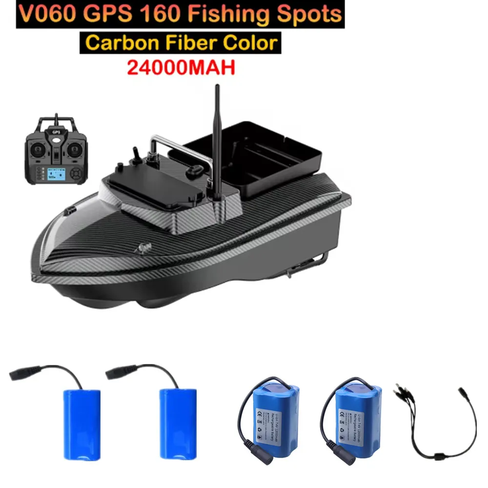 

7.4V 5200mAh / 12000mAh Battery / USB Charger / Use For V060 GPS Fishing Bait Boat V060 Battery