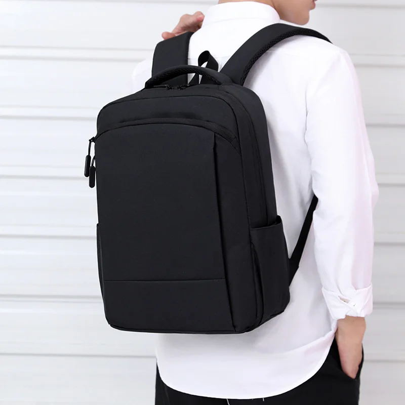 Korean casual men's backpack high school student schoolbag canvas computer tide brand luxury