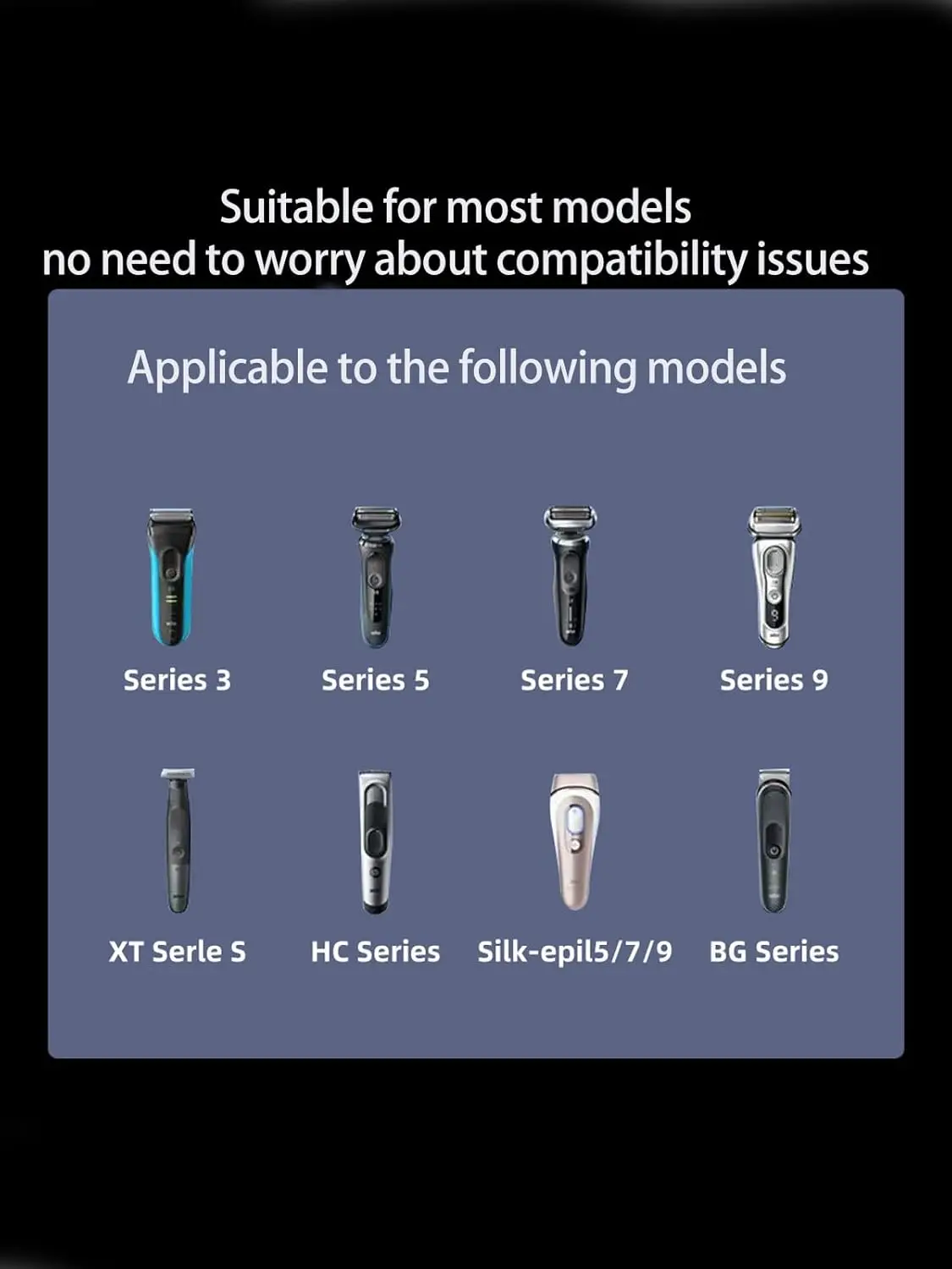 LISI 12V Type-C Shaver Charger Adapter Charging Converter Fit for Braun Series 3 5 7 9 6 1 XT5 Electric Shaver Machine