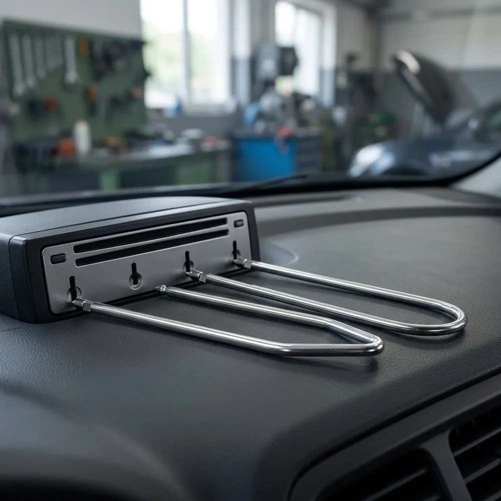 Car Removal Key Constructed from Stainless Steel for Durable Use in Factory Radio and DVD Player Removal Tasks