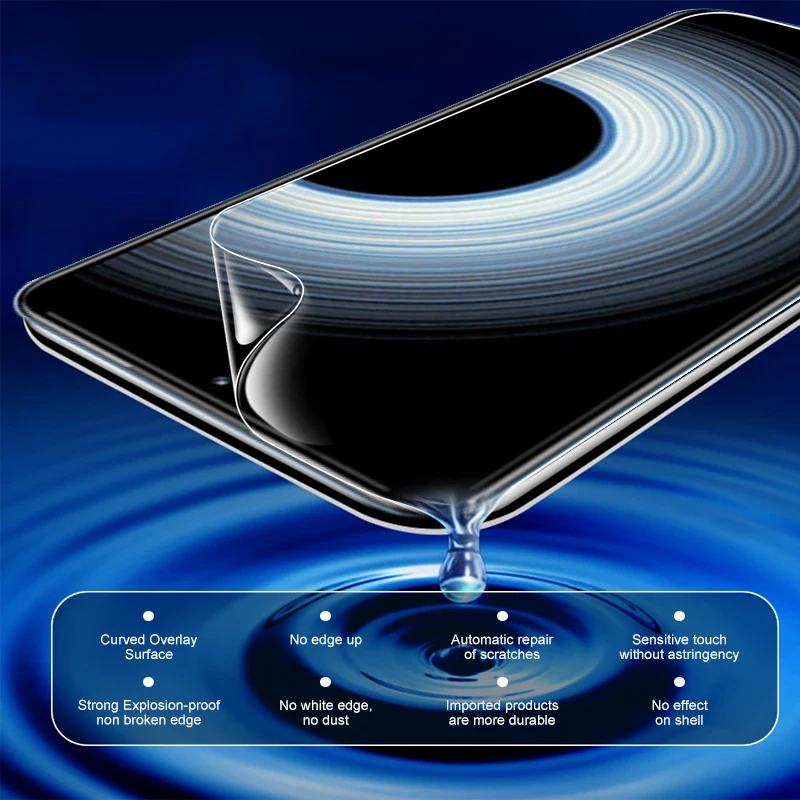 3 قطعة شاشة أمامية لينة هيدروجيل فيلم ل شاومي Redmi K50 الترا redmy k50 k 50 الترا 50 k k50Ultra 6.67 بوصة واضح فيلم واقية