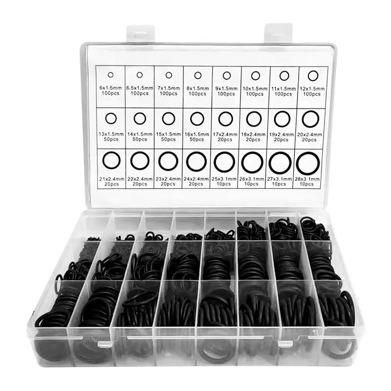 1200-teiliges NBR O-Ring-Set 1200/270/225-teilig, hitzebeständige Gummi-Öldichtungen, Reparaturwerkzeug für Sanitär- und Wartungsarbeiten – Detail 9