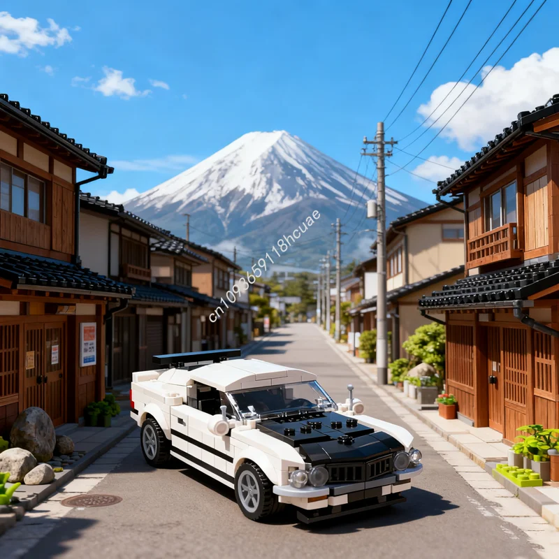 

391 шт., вдохновленный MOC Ford Mustangesd Boss, модель города, строительные блоки, игрушка, сборка, сделай сам, образование, Рождественский подарок, детский день рождения