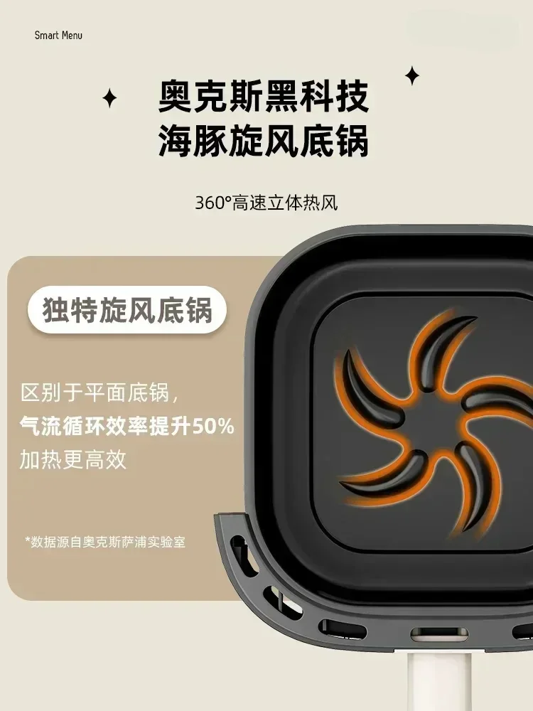 Air Fryer - Household Visual Multifunctional Automatic Oil - free Electric Oven Fryer. Freidora de Aire.