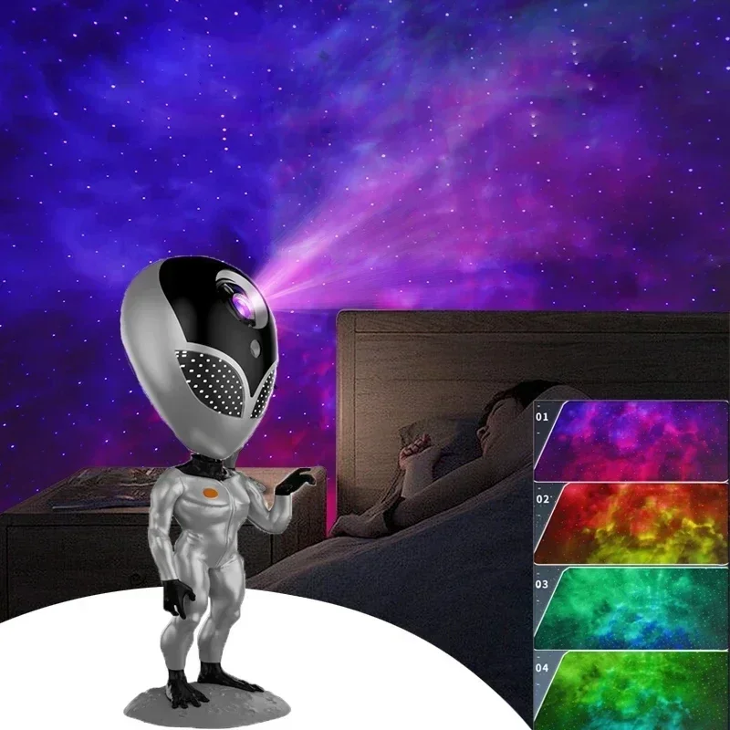 360 degree free rotation DC5V  infrared rermote control Starry Galaxy Projector star Lamp compatible voice interact